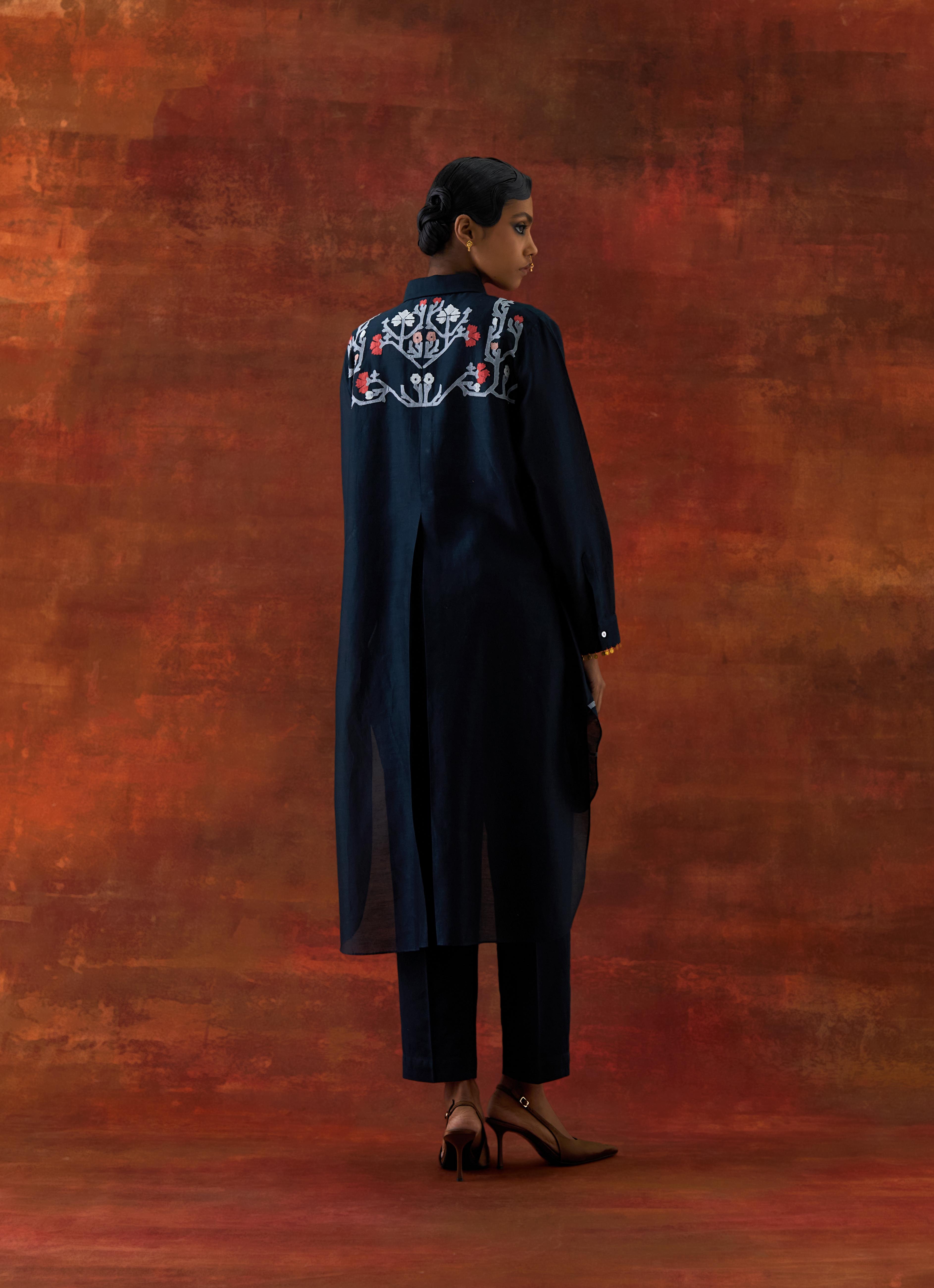 EMB SHIRT WITH INNER AND PANTS - image 5