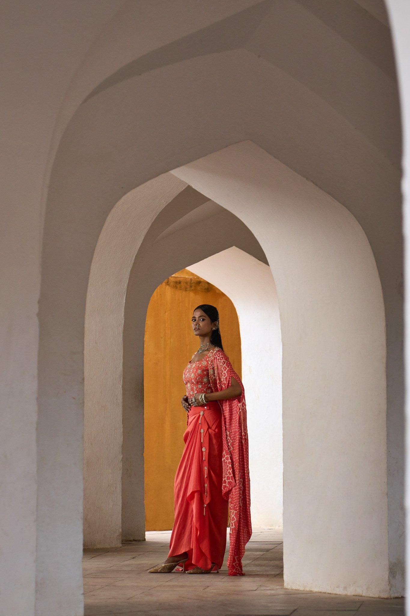 Surajmukhi cape set