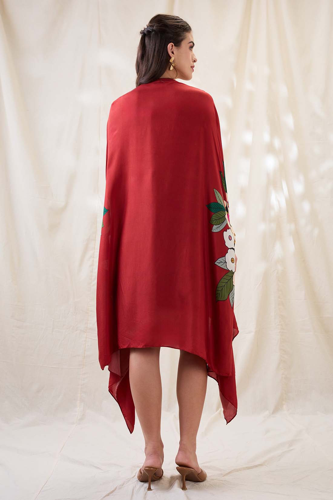 Gulzaar printed dress with jacket SP4741