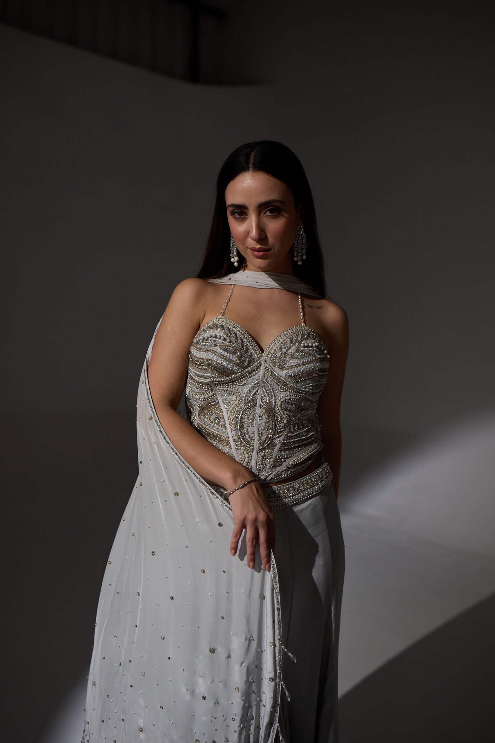 Agnes Corset Sharara set