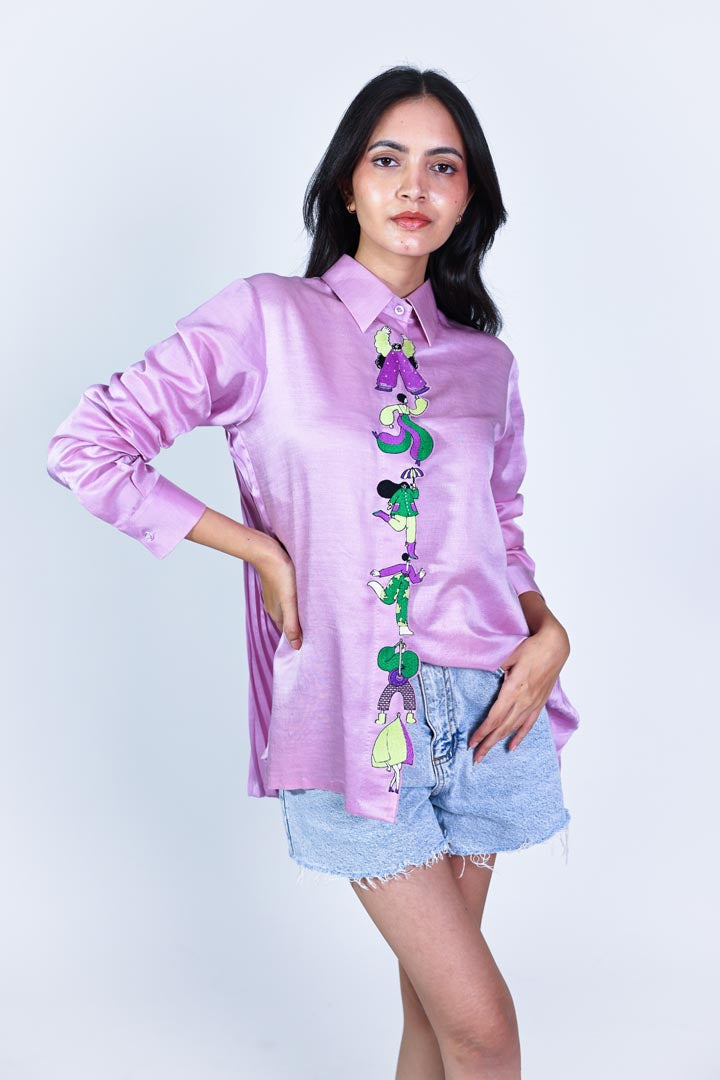 Stamped Placket Shirt