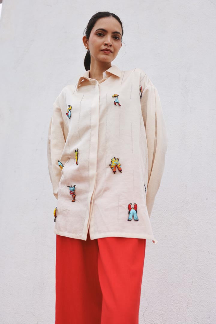 Floating Stamps Shirt