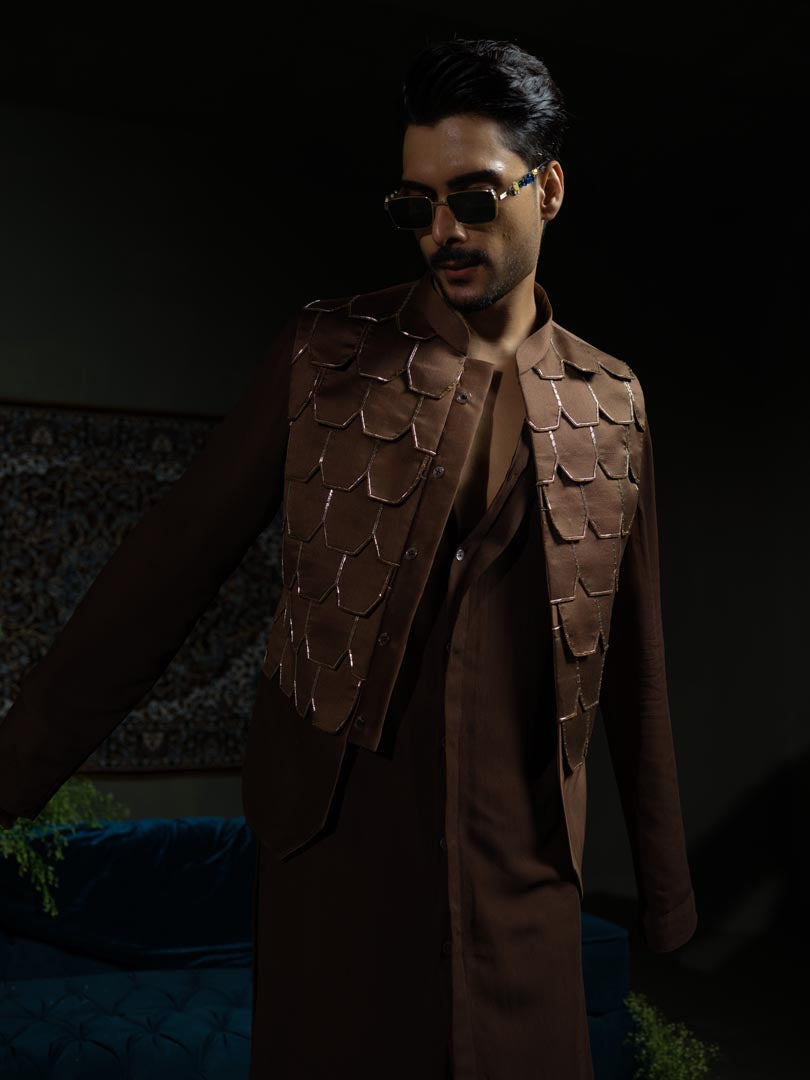 Brown flap bundi set