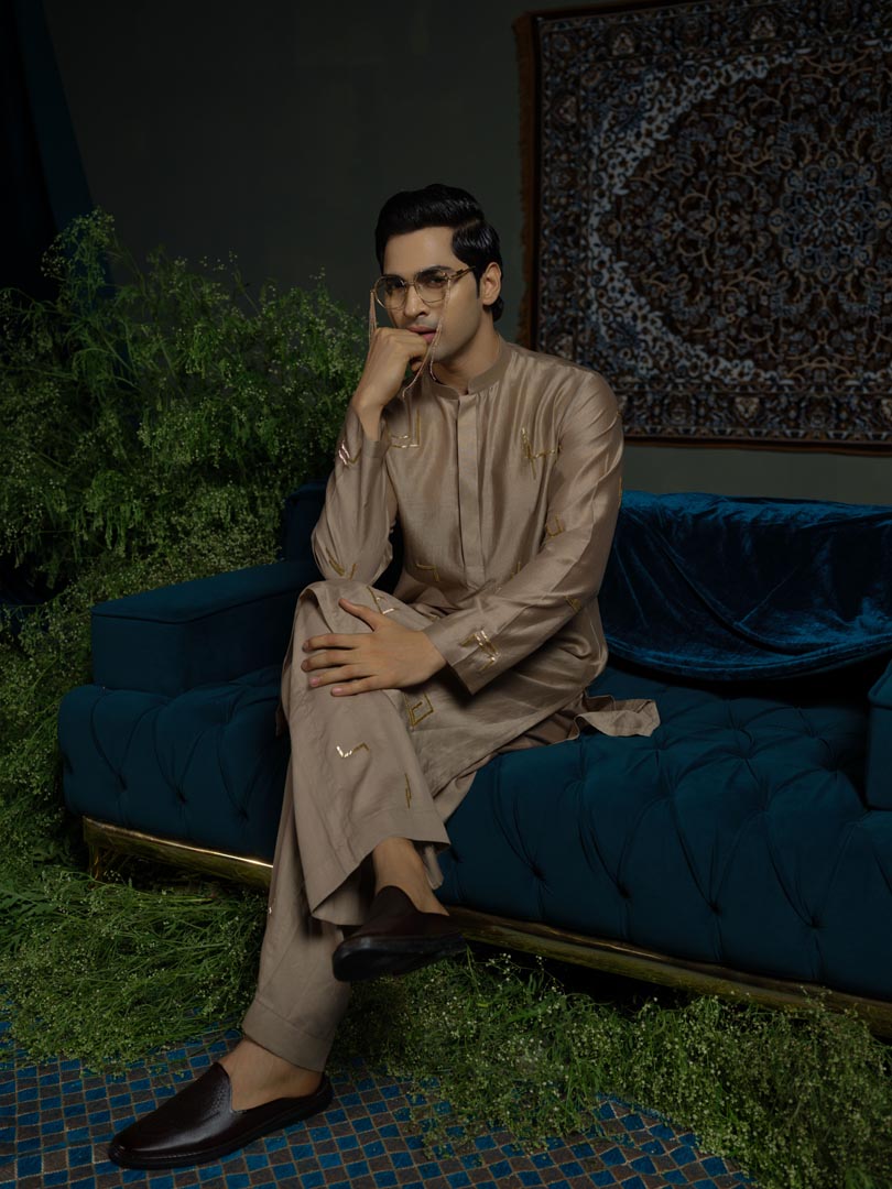 Choco-Coordinate Kurta Set