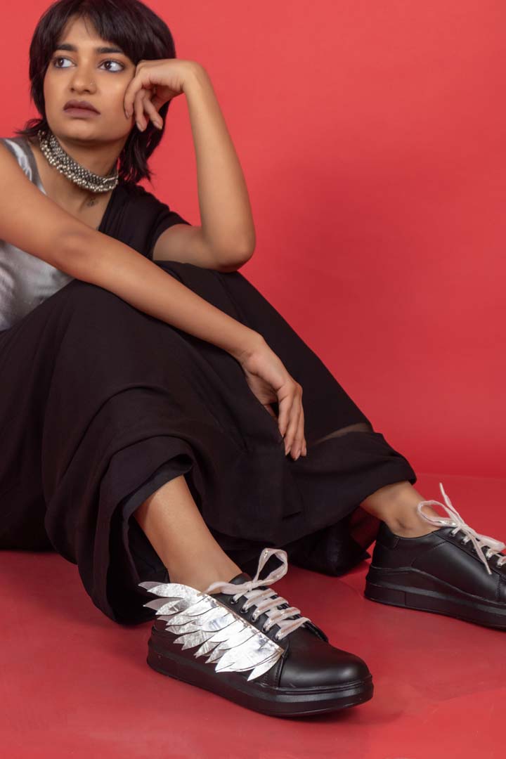 Black Wing Sneakers