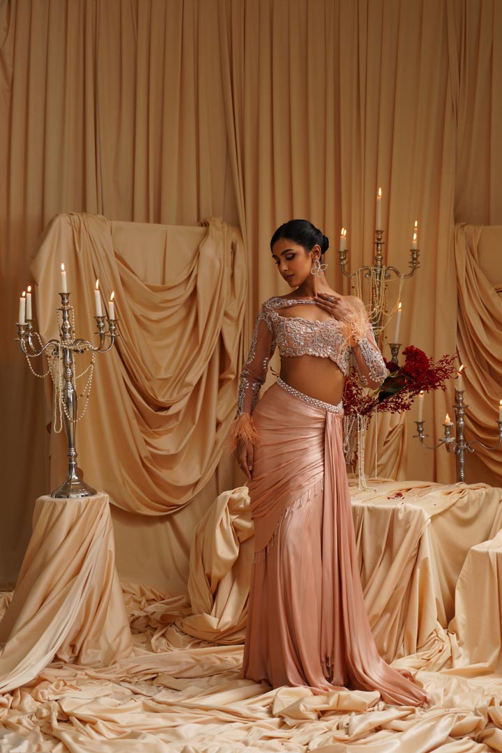 Clara Drape Saree