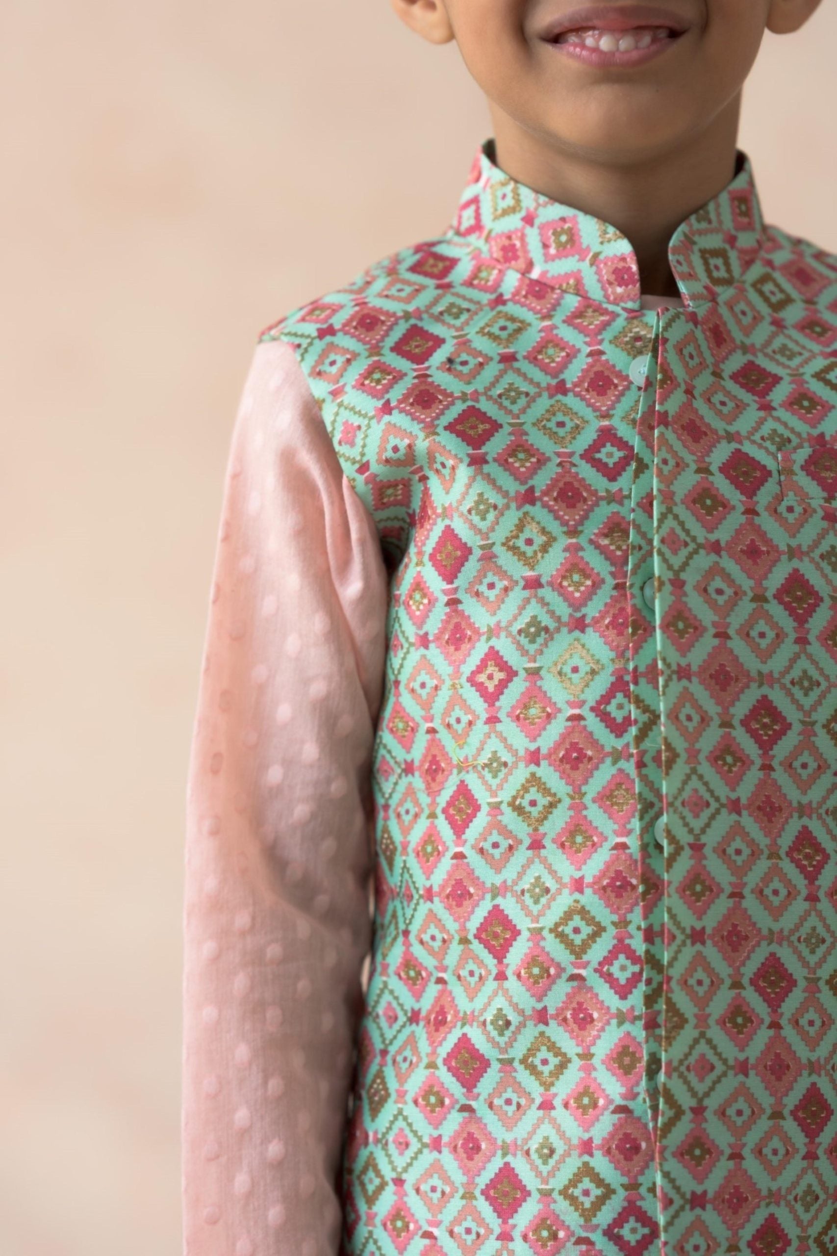 Nehru jacket with Kurta pyjama