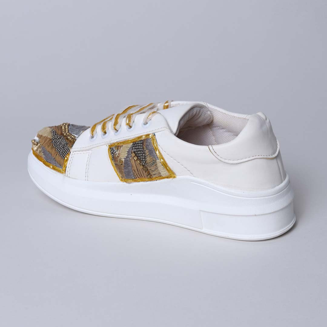 Sliver Golden River Sneakers