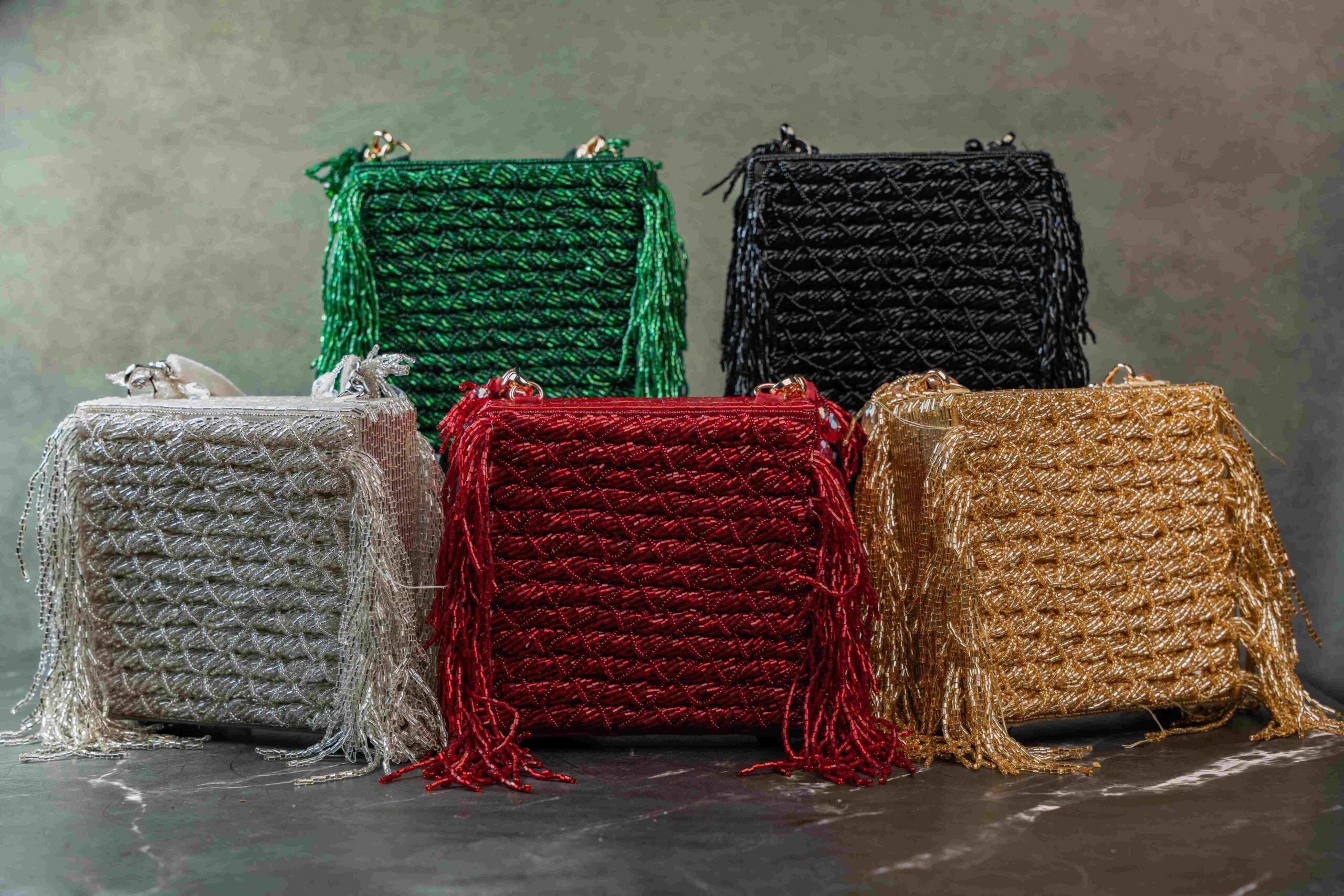 Weave Fringe Kasse Gold