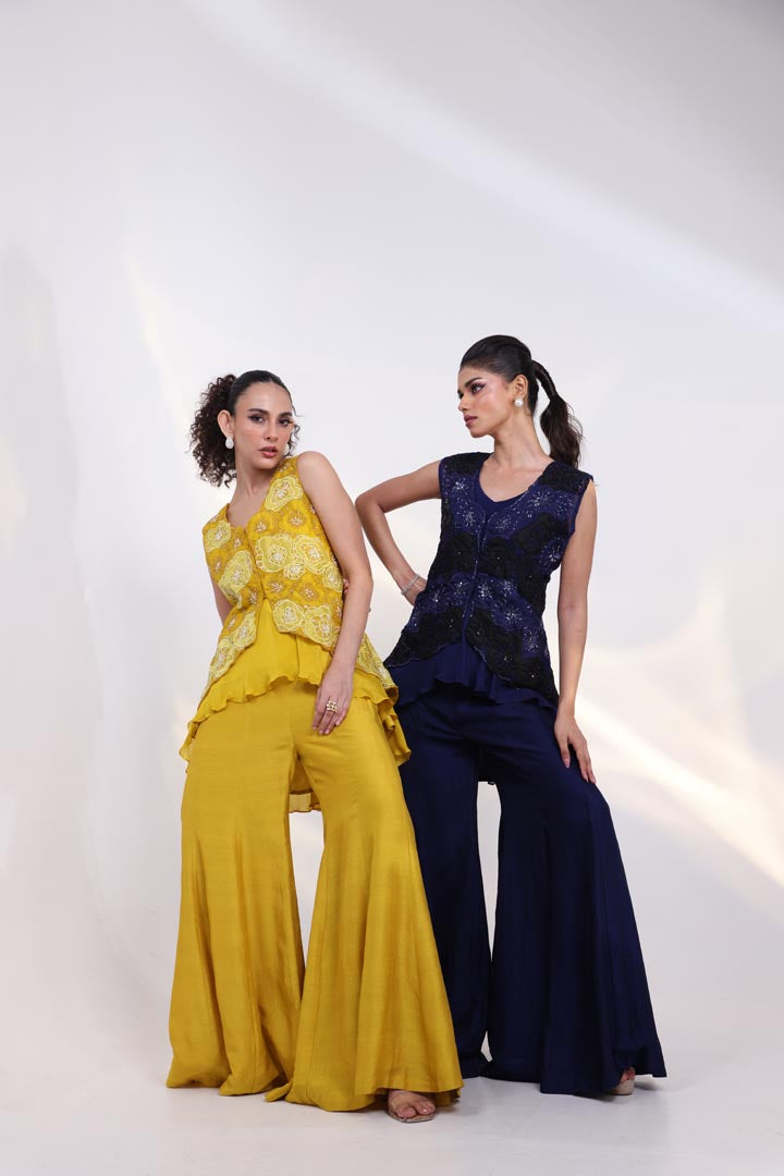 Velour Charm Outfit AAD626MUSTARD