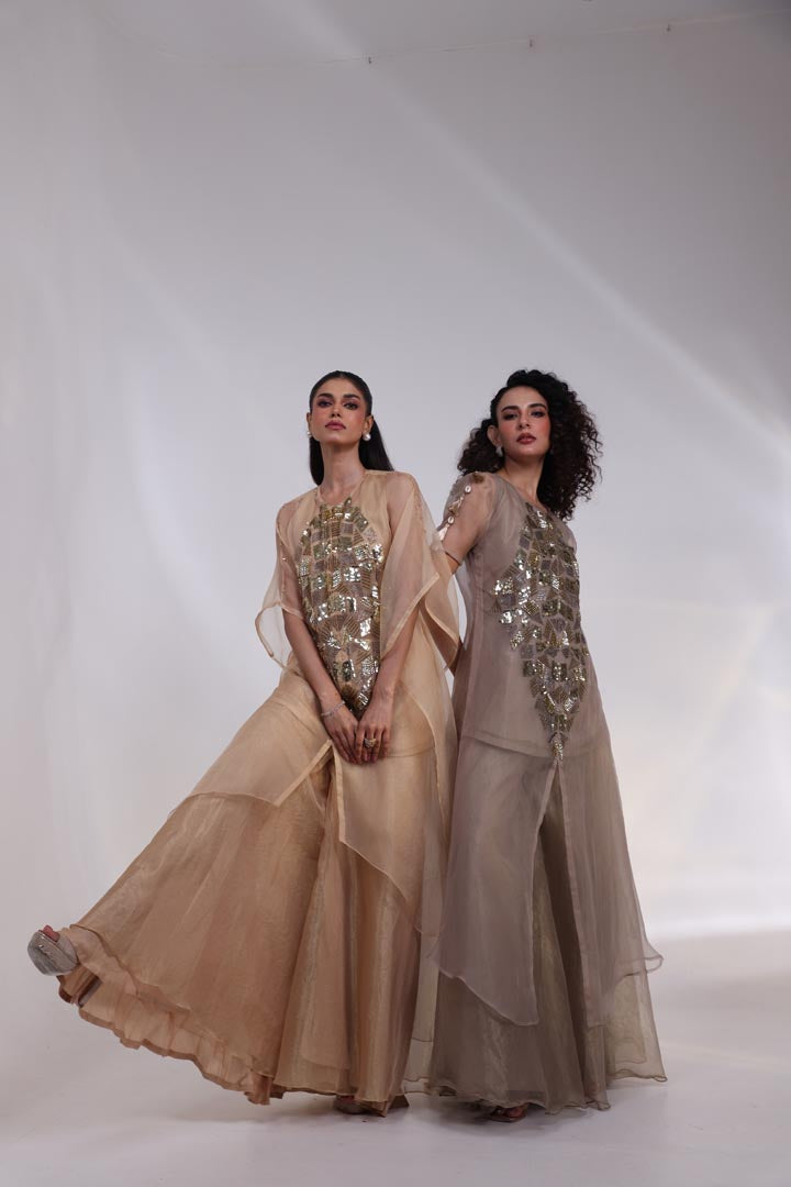 Auric Geometry Kaftan Set AAD619V