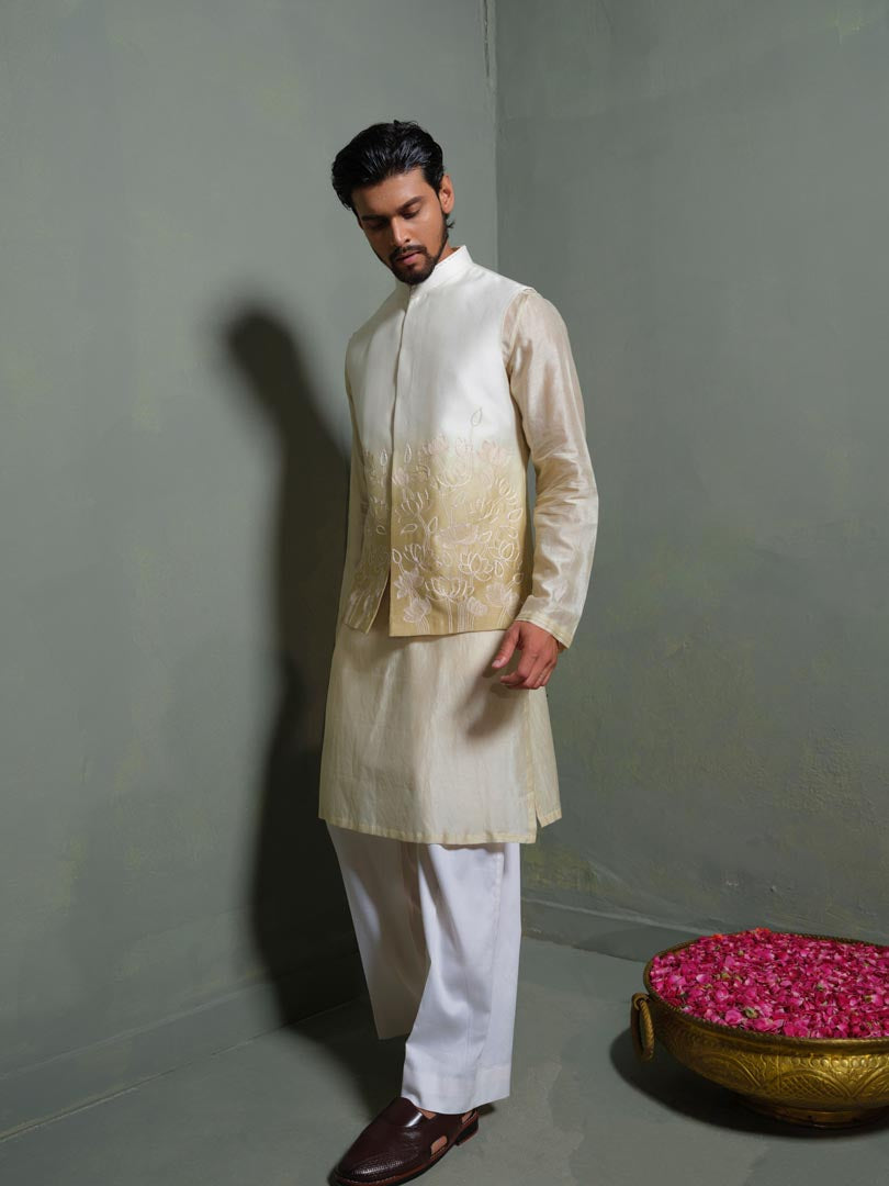 Lotus Beige Ombre Bundi Only