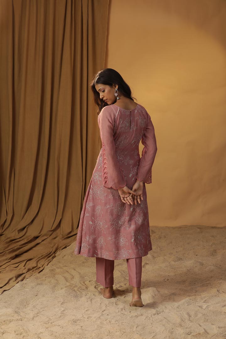 Image of PYAAZI EMBROIDERED SUIT SET