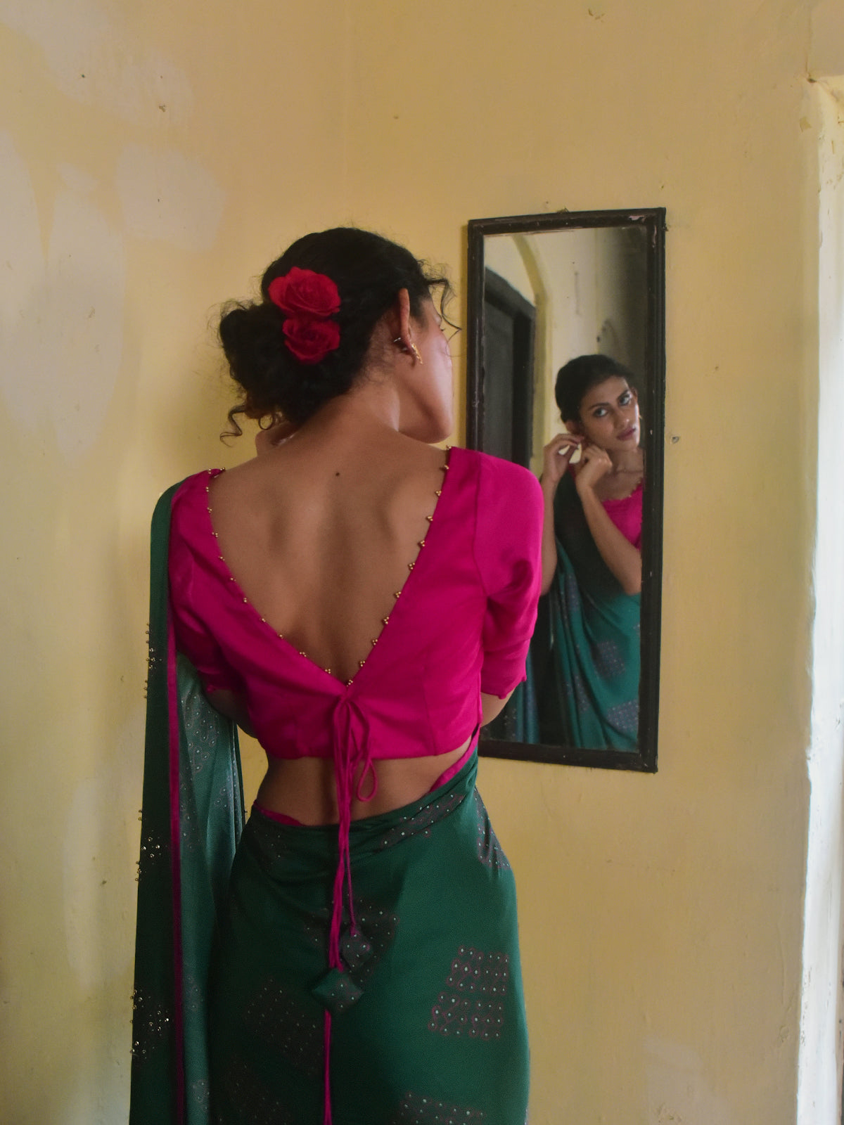 Kavya Modal Saree with Blouse