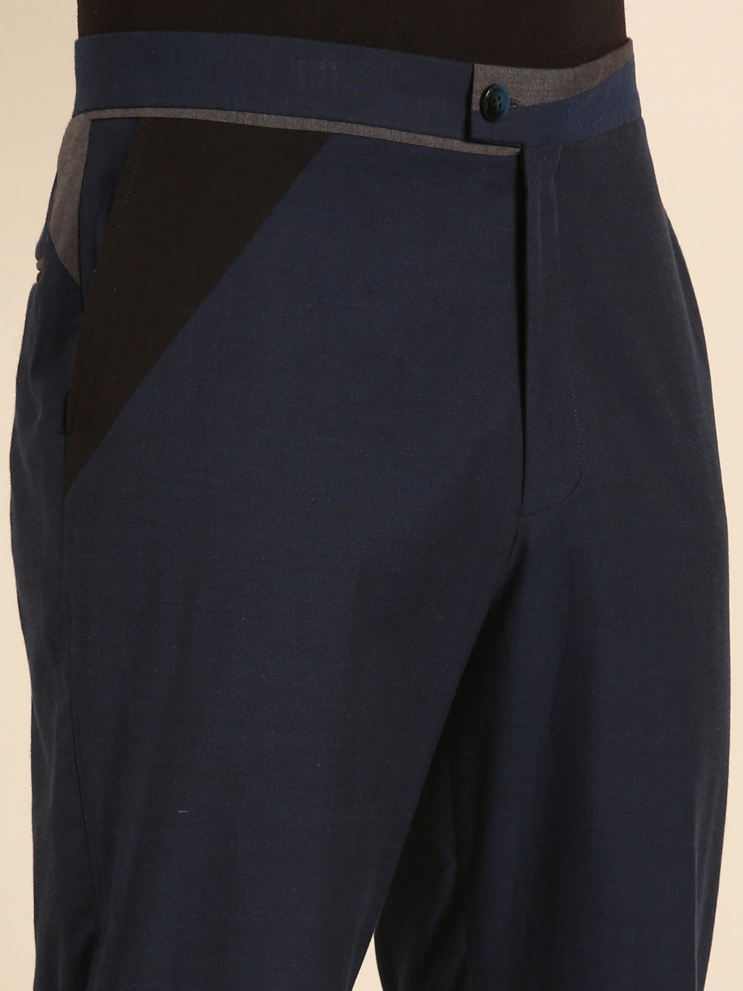 Blue Malai Cotton Trouser