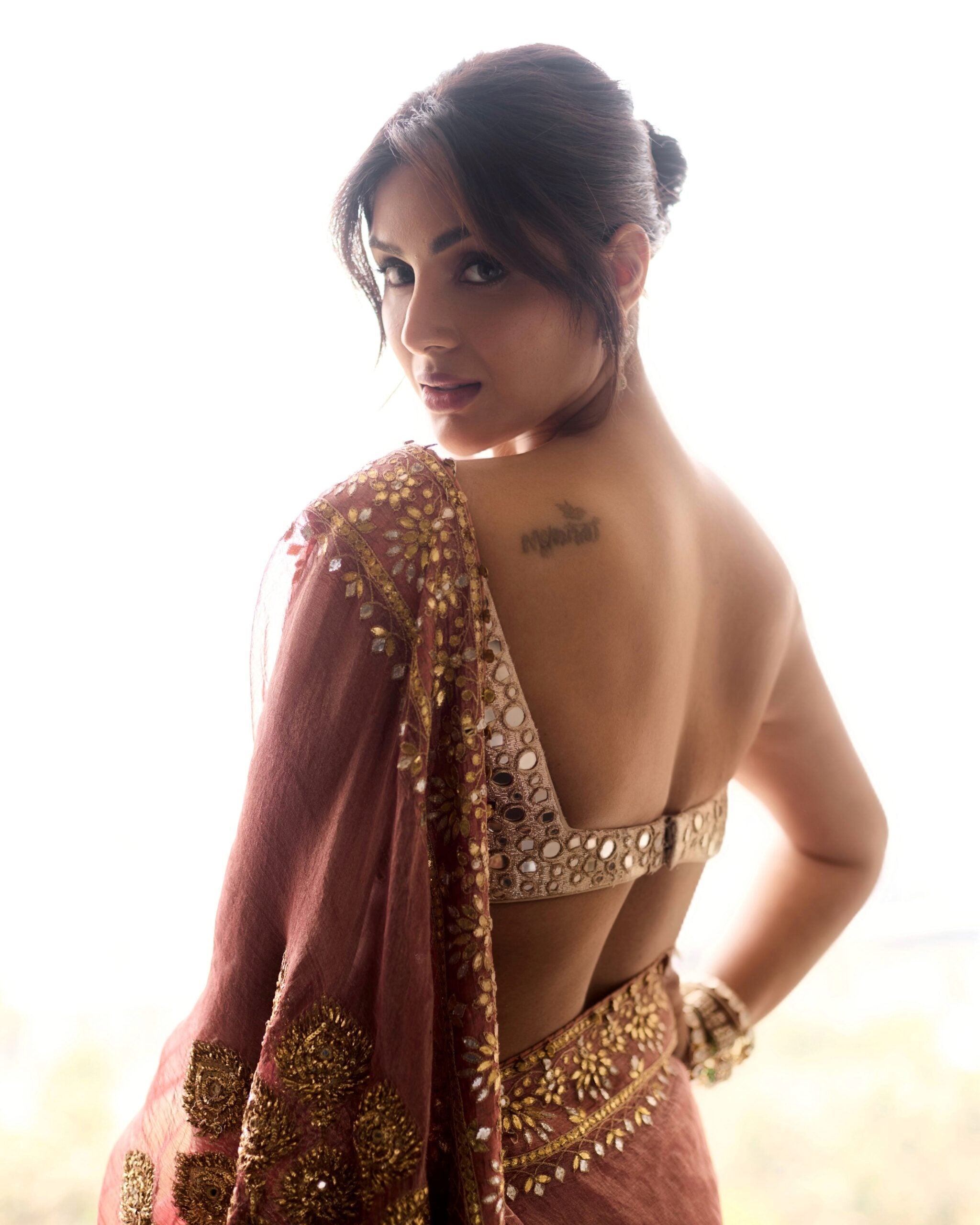 Samyukta in Mayur Shilp Saree