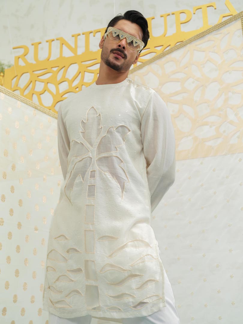 PalmTree Cutwork Kurta set