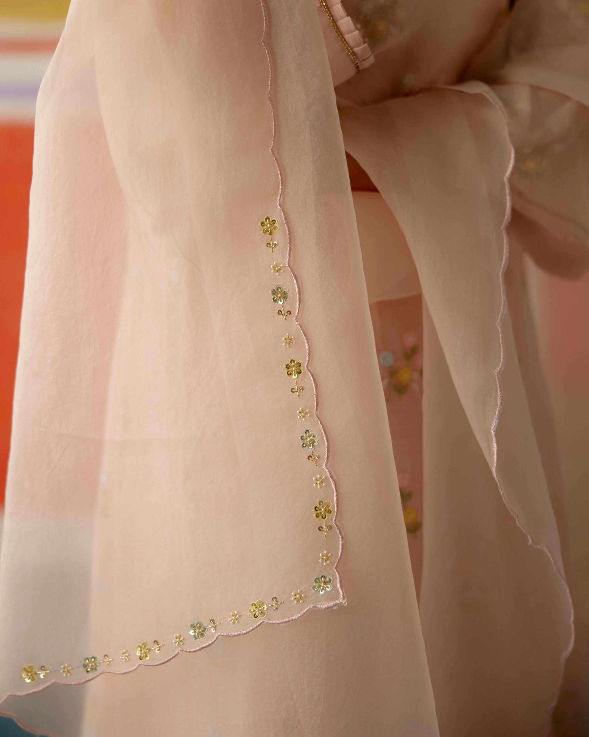 Pankhudi Frill Long Kurta Set