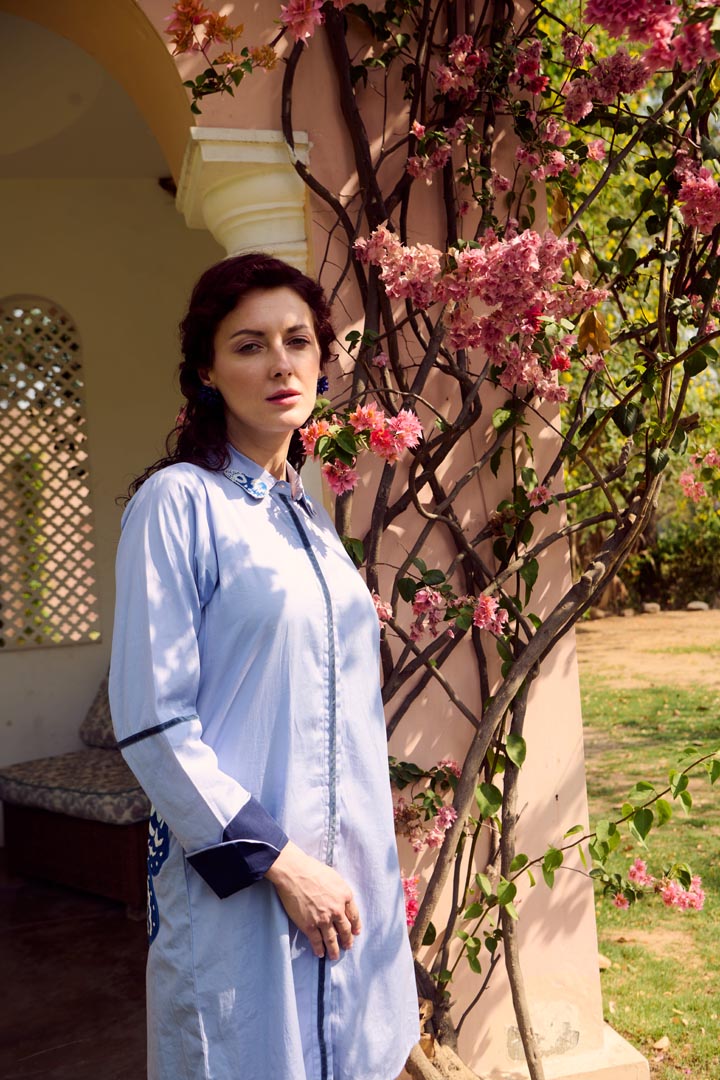 BUTTERFLY SHIRT DRESS