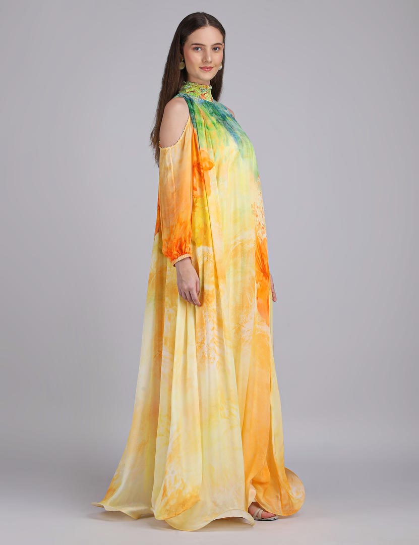 Aurora Arise Flora printed dress