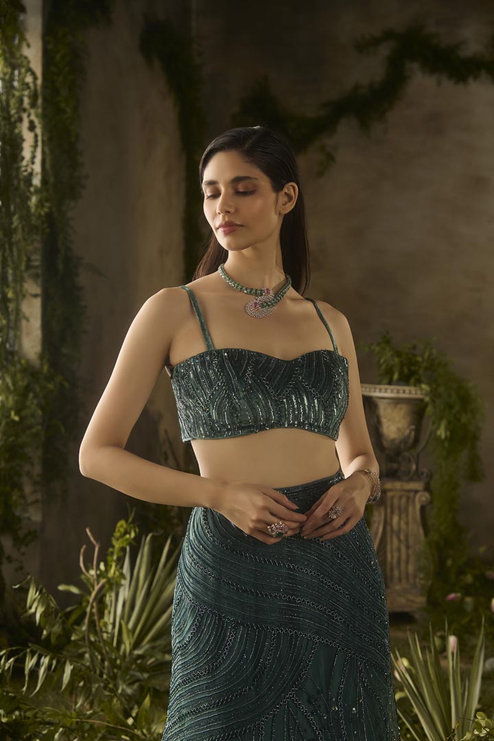 VERDANT CHARM LEHENGA SET