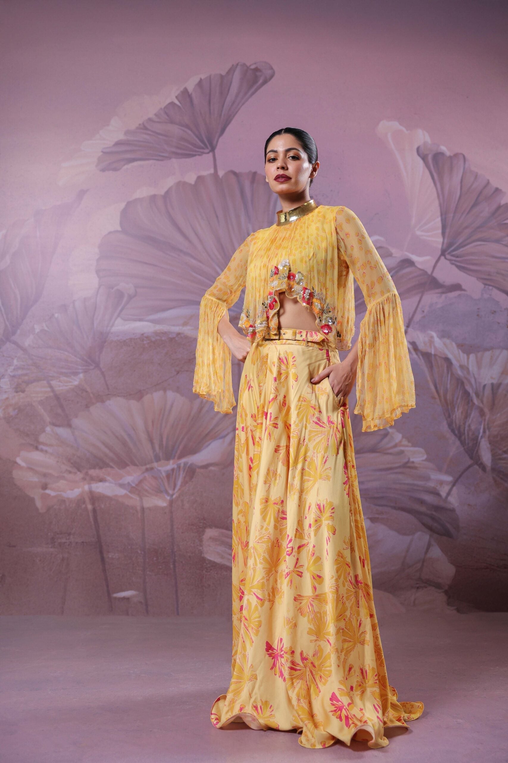 The Kesar Bagh                       Skirt top set