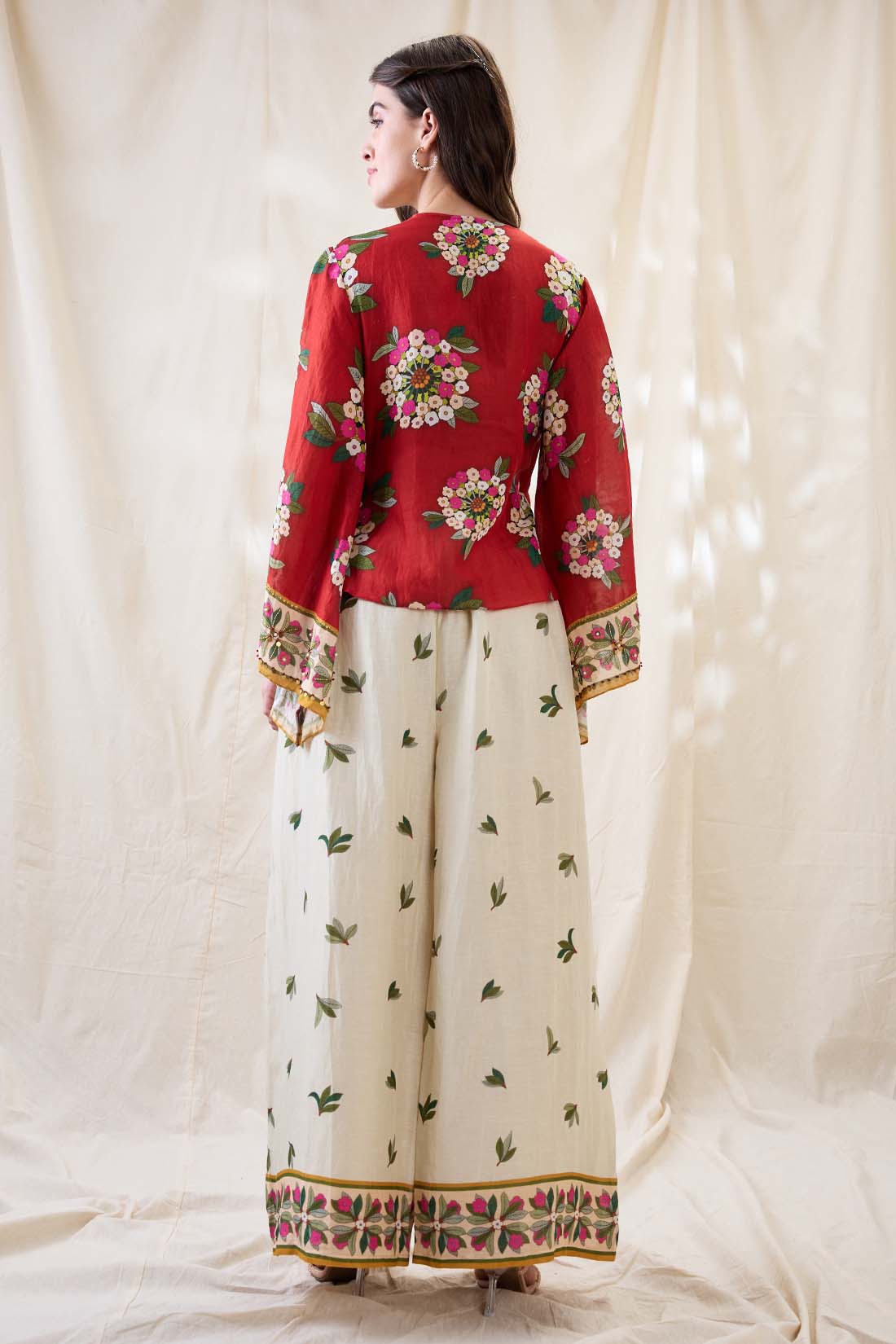 Gulzaar embellished angarkha set SP4674