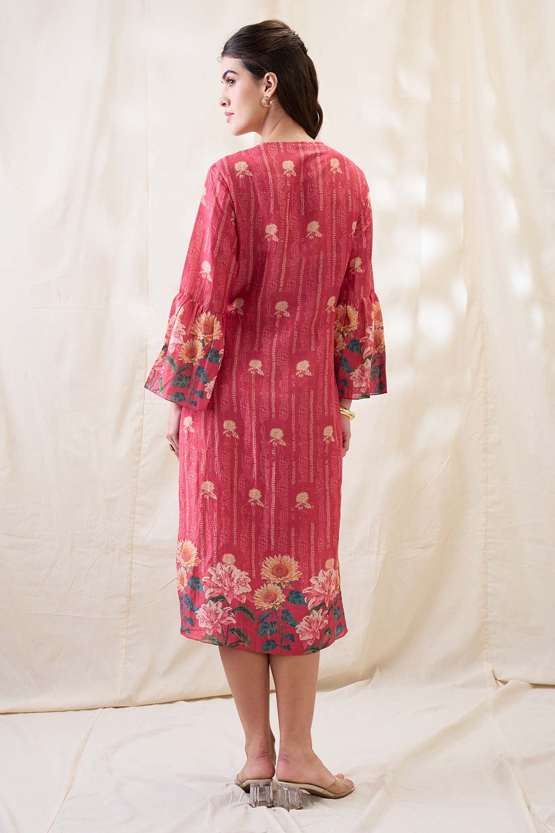 Ravya front overlapped dress SP4727