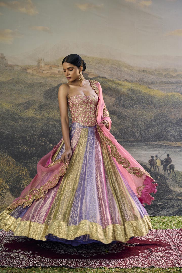 Rangoli Zari Lehenga Set
