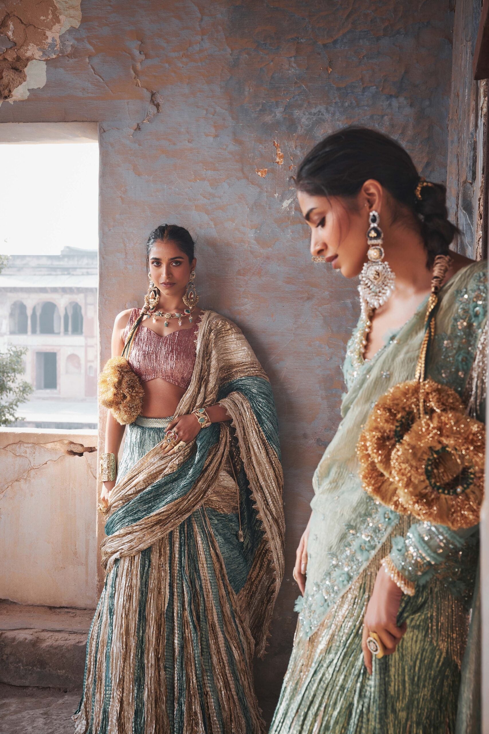 DRAPE SAREE SET EBN1
