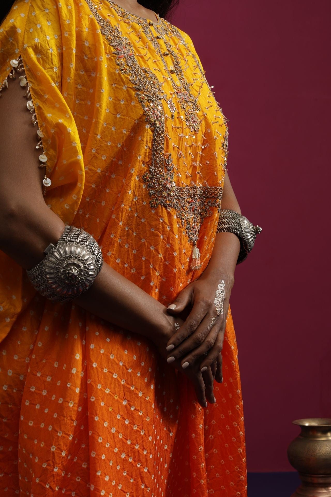 Mangalya ommbre kaftan