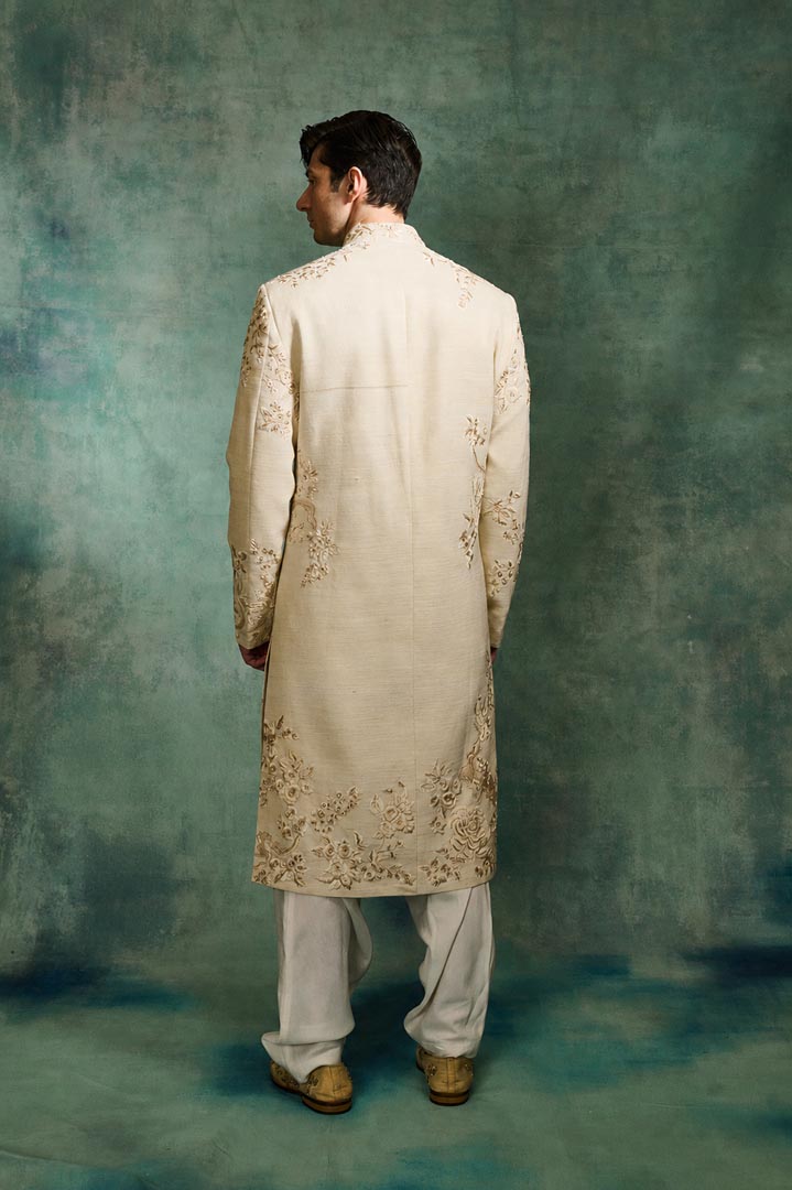 IVORY REGAL SHERWANI SET