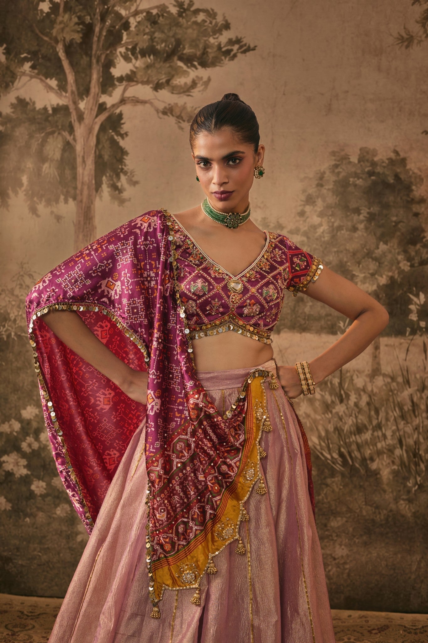 PATOLA  LEHENGA SET