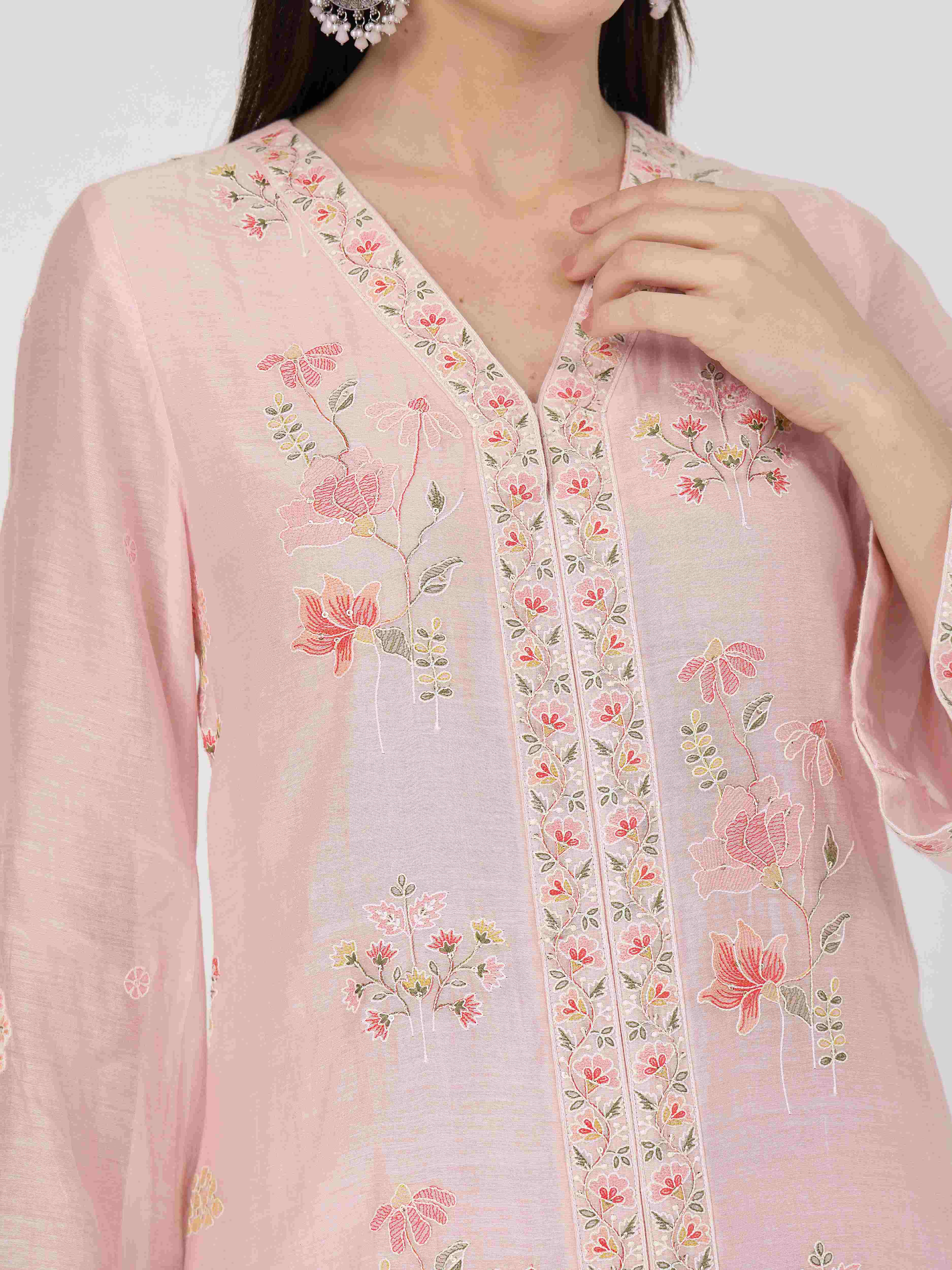 Pearl Pink Suit Set