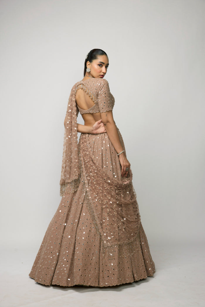 Bronze Ros� Lehenga Set