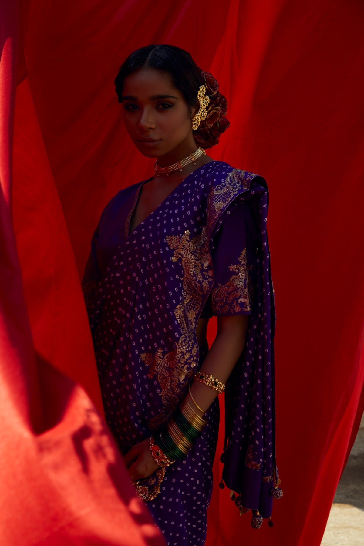 Peacock saree