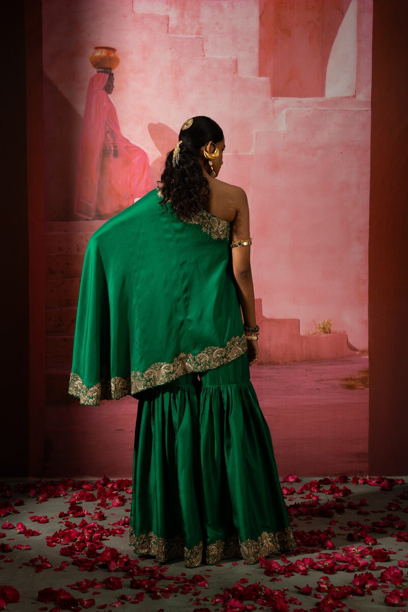 Kairi off shoulder sharara