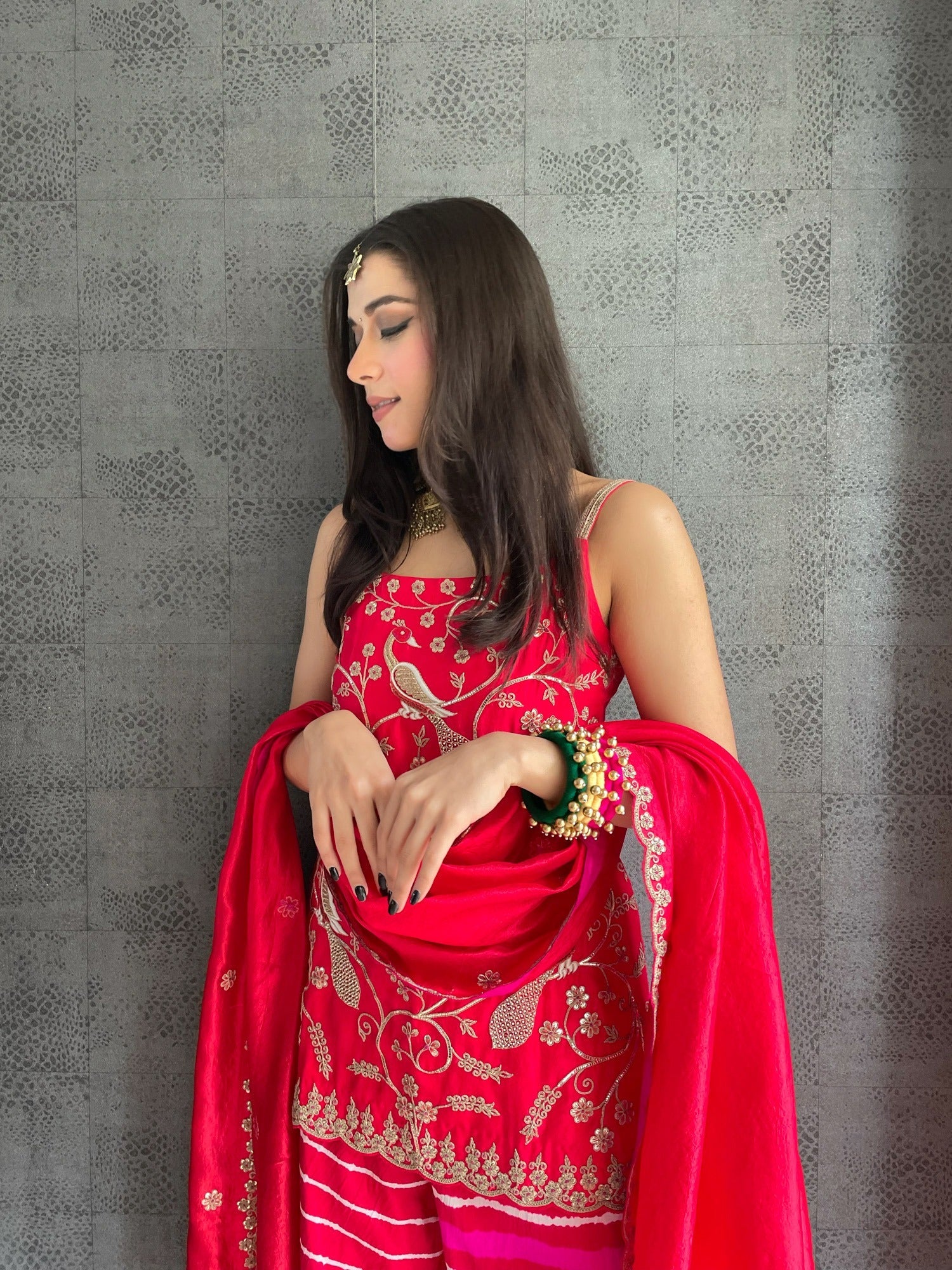 Leheria sharara set