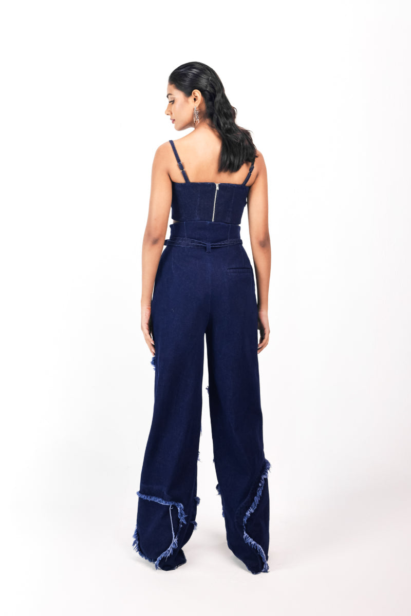 WEATHERED INDIGO TROUSER