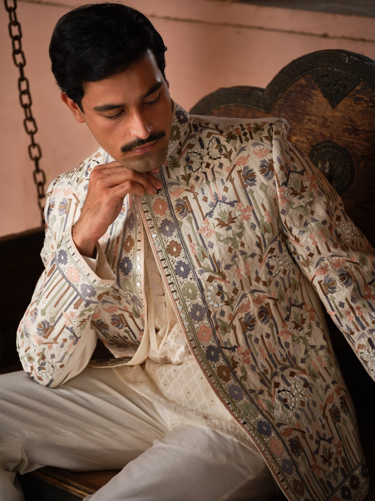Kishangarh Kurta Jacket Set