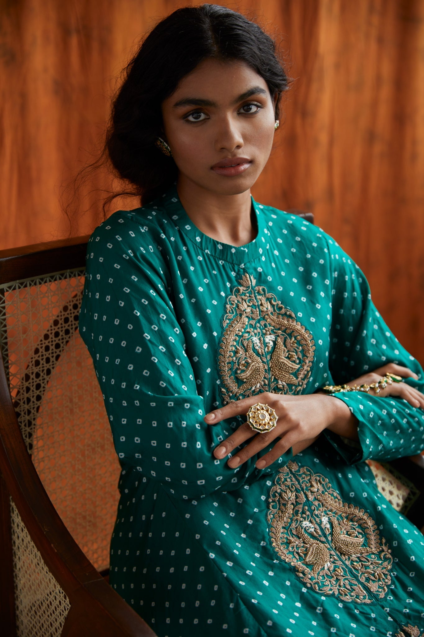 Bandhni signature gown