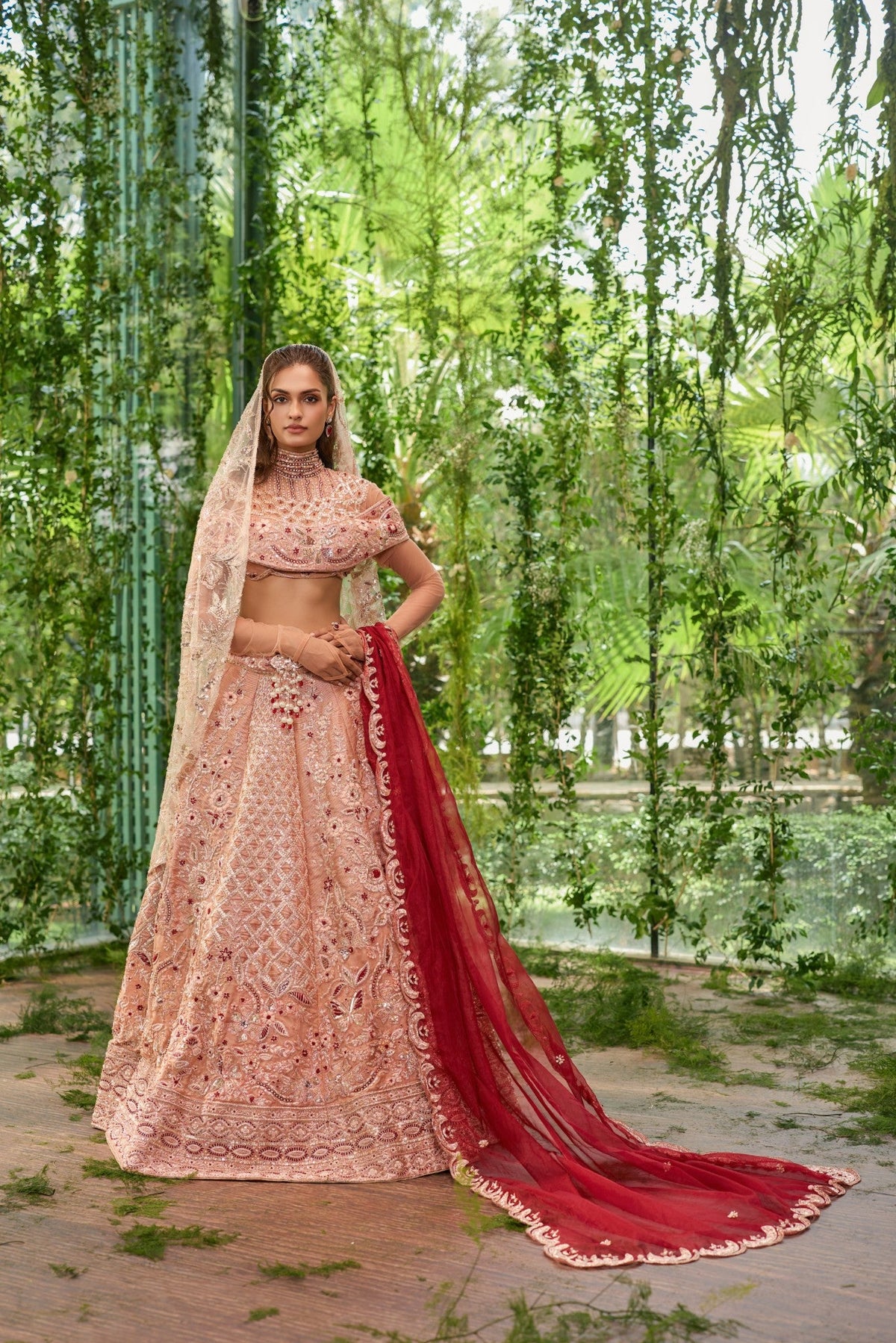 Prakriti Éclat — The Blooming Light Lehenga