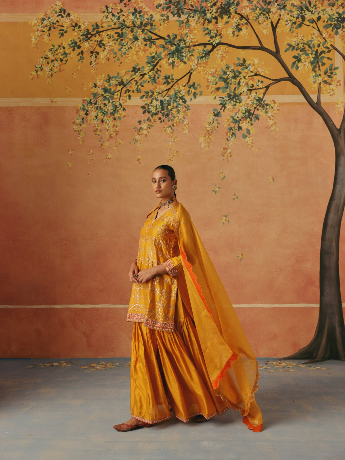 Marigold Sharara Set