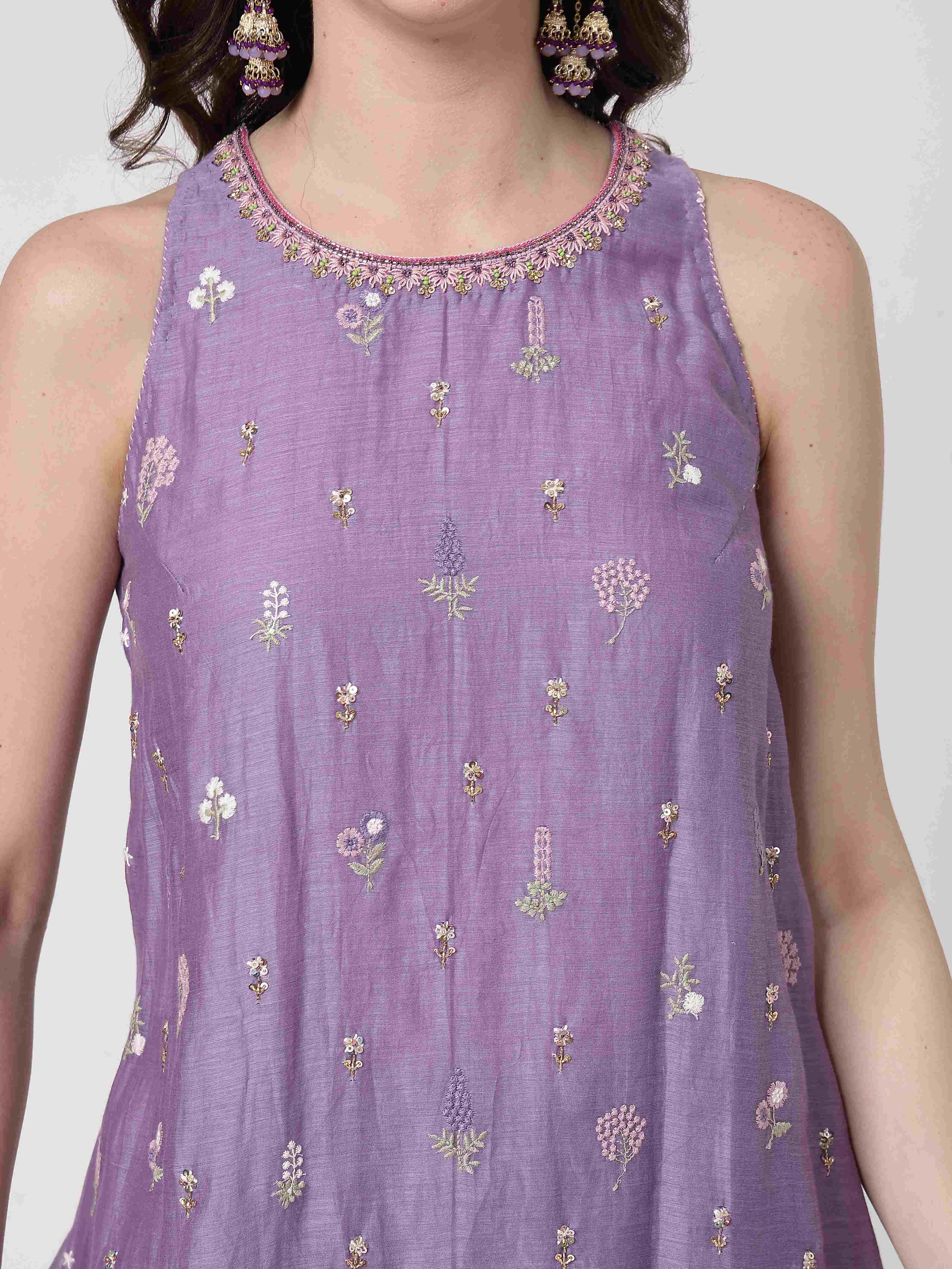 Lilac Sharara Set