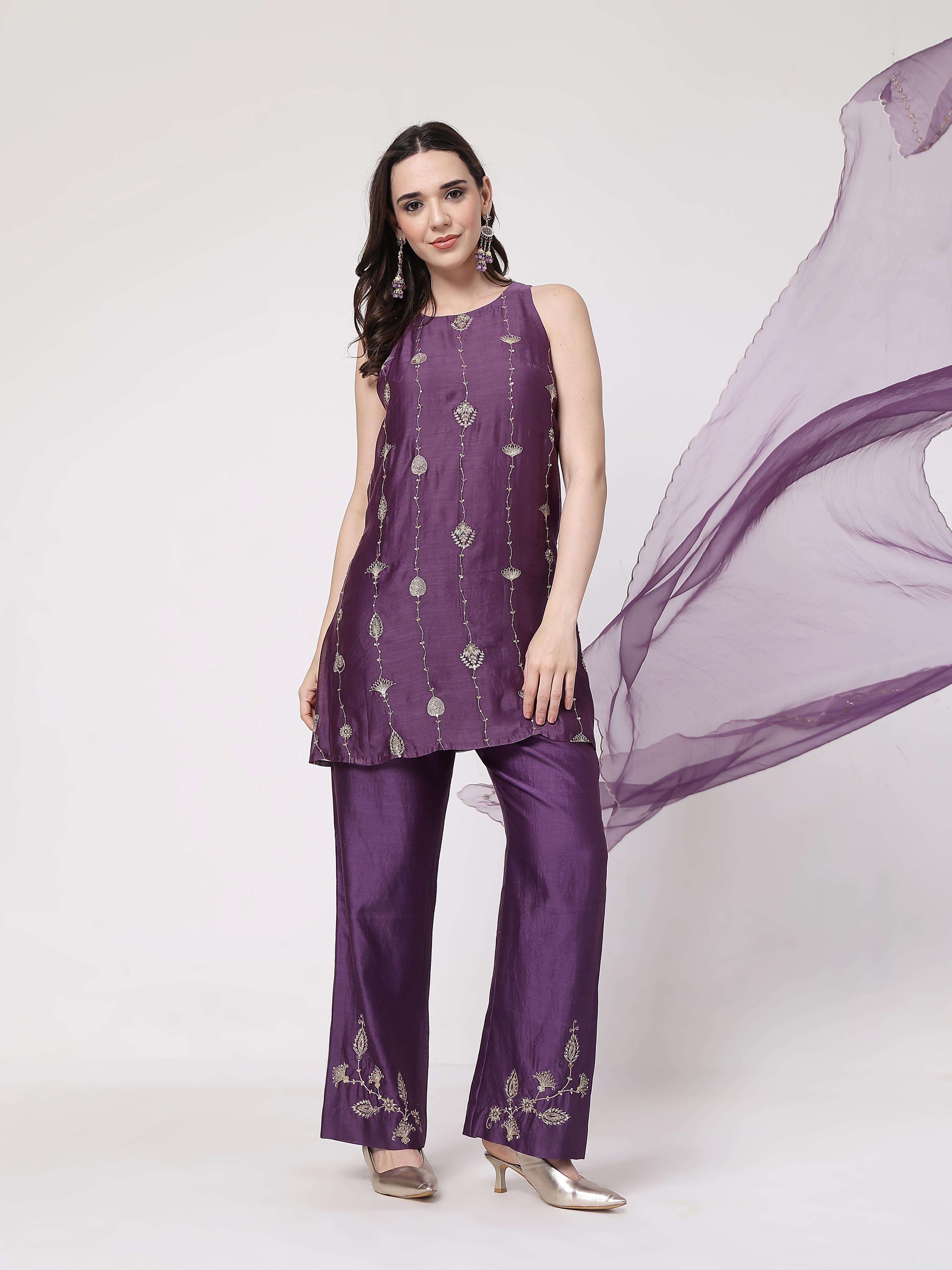 Violet A-line Set