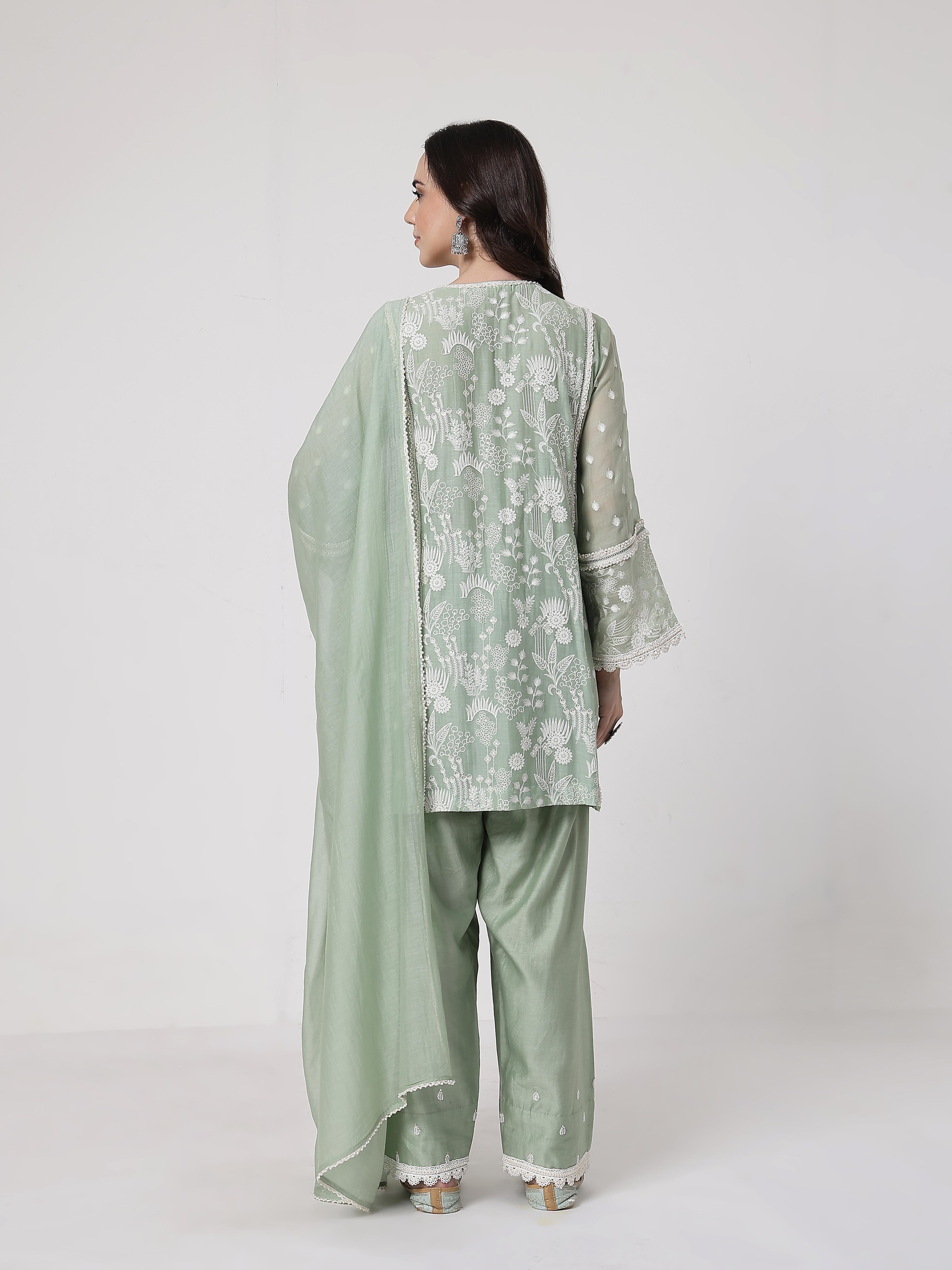 Sage Green Lace Set