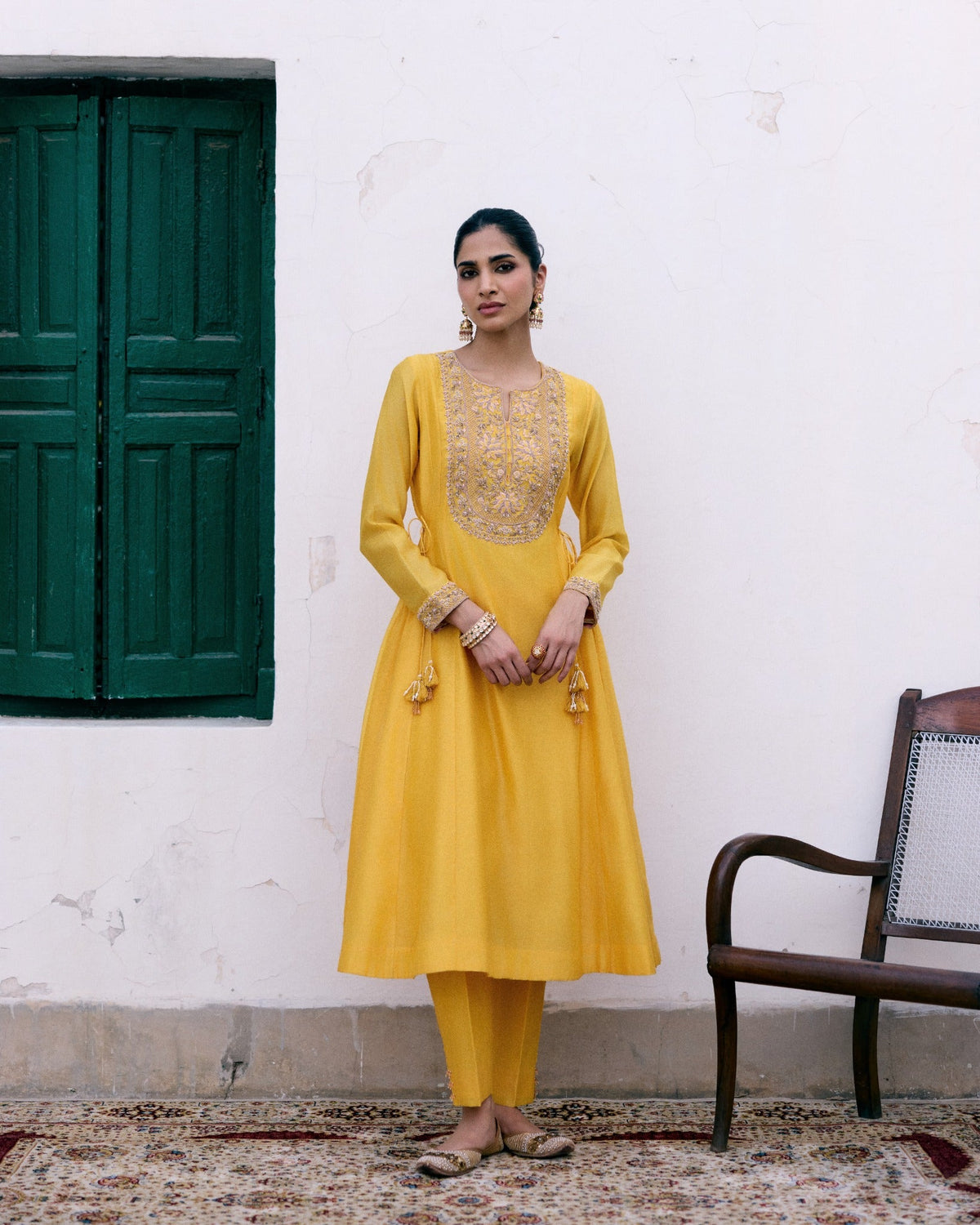 Sunlit Heirloom Anarkali