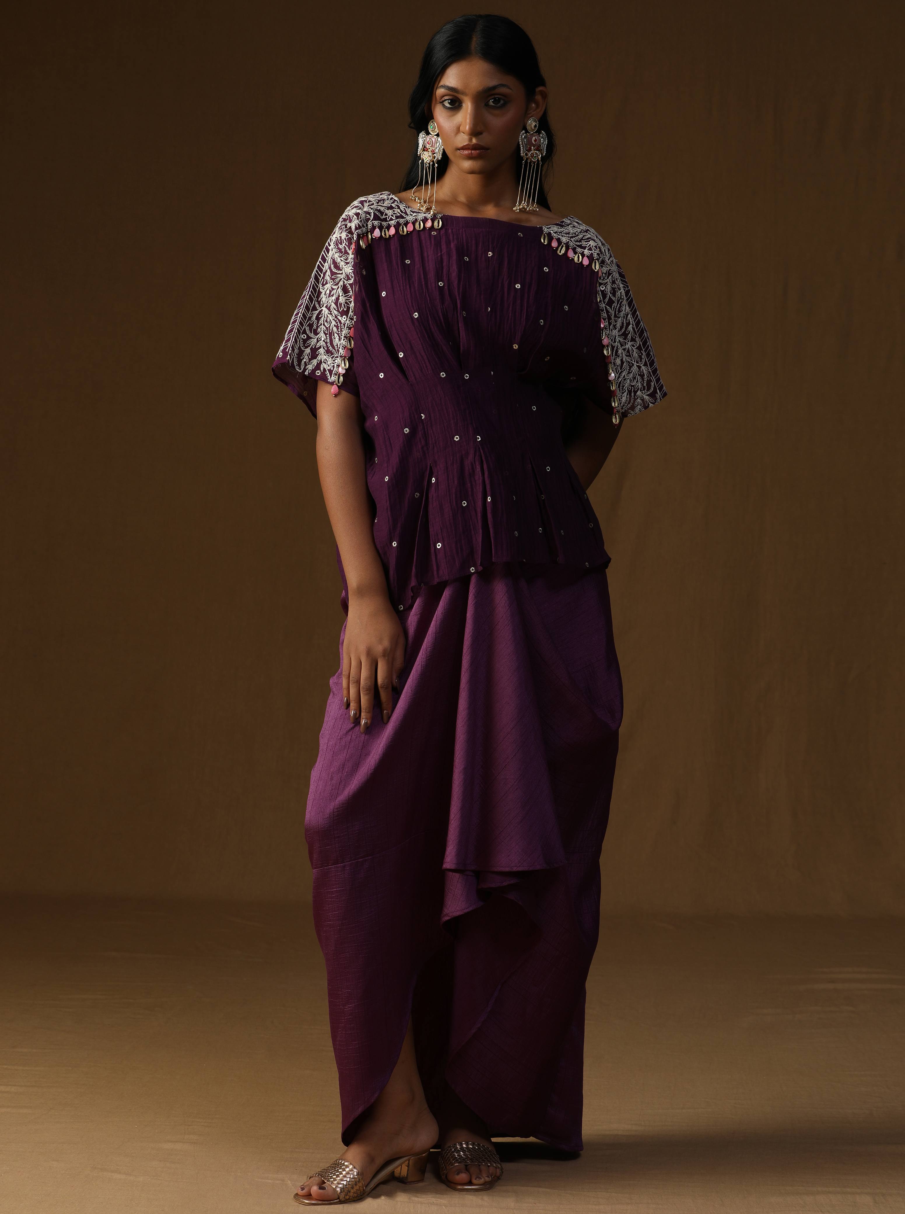 Indulekha � Noor Neel Indo-Western Set