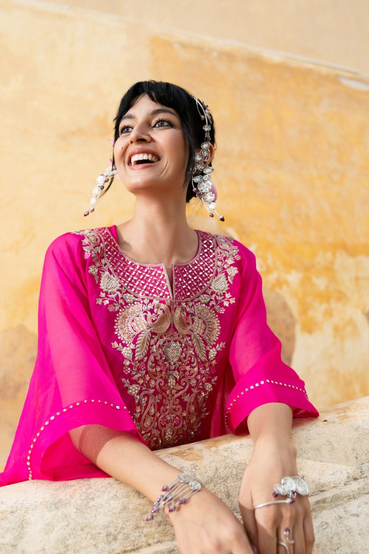 Peacock kaftan