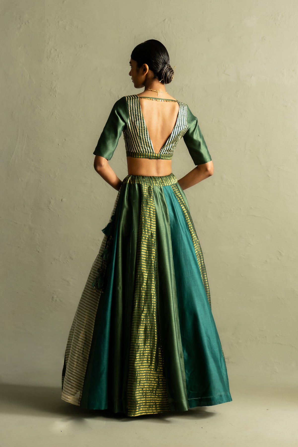 Ojas Emerald Lehenga Set